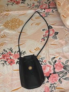 Black Bucket Bag