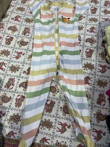 Cute Striped Baby Romper sleepware