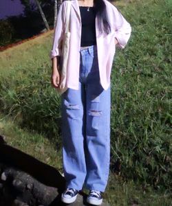 Light Blue Ripped Jeans