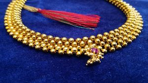 Gold Moti Necklace