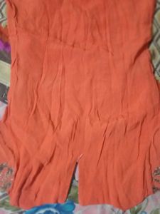 Beautiful Orange Kurta 💜😍