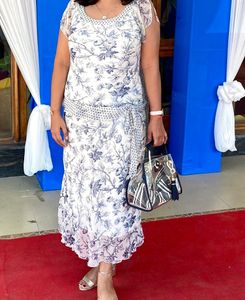 Blue Floral Dress