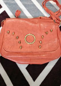 Peach Purse