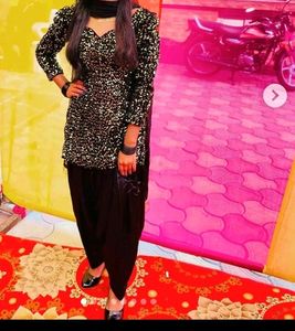 Black Velvet Suit Shimmer Shining