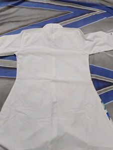 Butterfly Print White Tunic Top