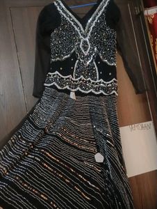 Elegant Black Ethnic Gown