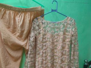 Elegant Peach Embroidered Salwar Kameez
