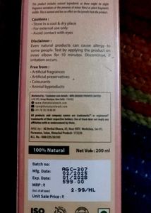 TNW Steam Distilled Rose Water