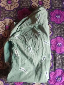 Stylish Green Patterned Shirt m size best shir