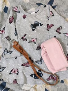Combo For Himanshi Multicolored Text Print Set