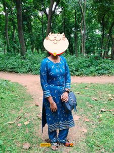 Blue Kurta Pant Set