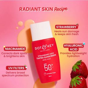 Dot&amp;key Strawberry Dew Tinted Sunscreen 🍓