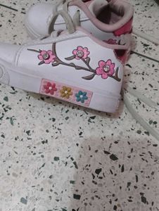 Girls' Flower Sneakers