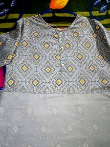 Beautiful Cotton Blend Straight Kurta