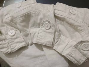 Wide Leg White Pants