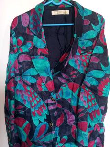 Vintage Patterned Blazer