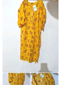 Red Patterned Tunic Top