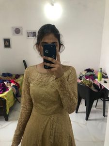 Golden Long Gown