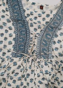 A Line Tie Up Short Kurti