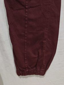 Burgundy Cargo Pants