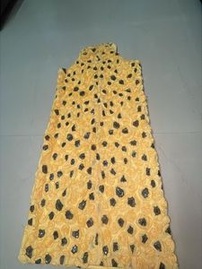 Honeycome Yellow Dress