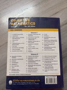 Objective Mathematics Vol I