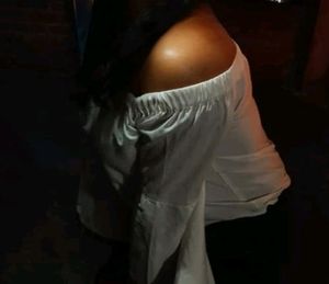 Women Off Shoulder White Top