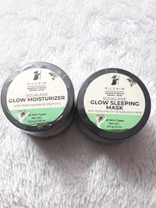 Pilgrim Glow Kit Sleep Mask and Moisturiser Pack 2