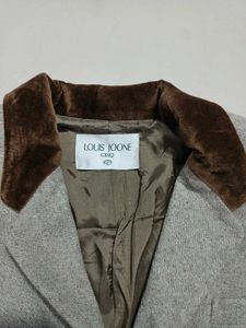 Classic Blazer with Velvet Collar