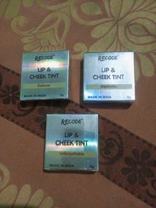 Recode Lip And Cheek Tint Pack Of 3