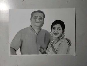 couple portrait painting