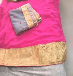 Elegant Chaniya Choli Material With Dupatta😍