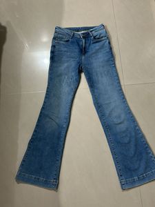 Flare Leg Denim Jeans