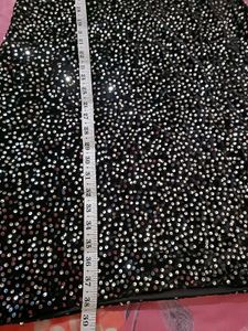 Bodycon Black Sequence Dress For Parties