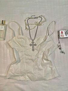 White Corset Top