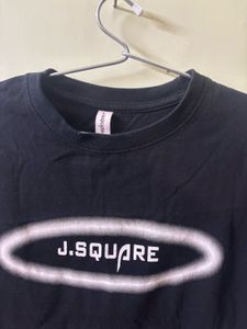 J.Square Black Graphic Tee