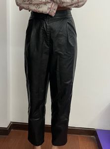 Shein Black Leather Pant