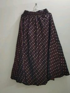 Ethnic Skirt Maroon