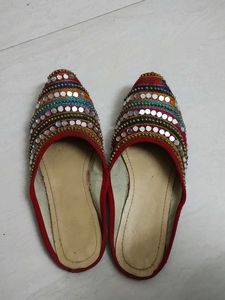 Embroidered Flats & Sandals