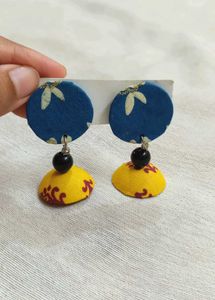 Handmade Textile Earrings