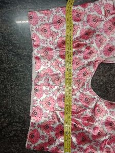 Simple And Beautiful Saree X With Stiches Blowse