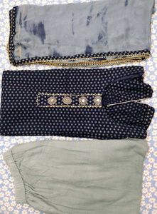 Elegant 3-Piece Pant Kameez Set