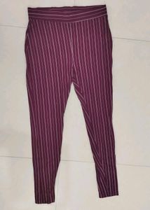 Maroon Fit Jeggings