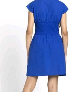 New Fresh Button-Down Shirt Dress