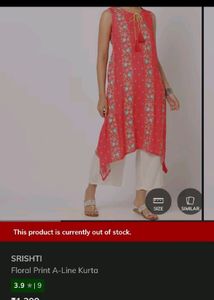 Floral A-Line Kurta