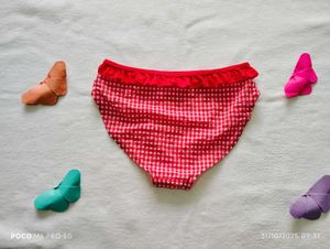 Red Checkered Panties