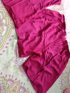 Maroon Rayon Co-ord Set