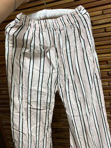 Wide Leg Trousers With Belt