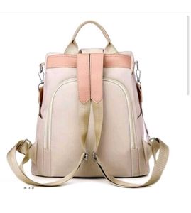Floral Embroidered Anti-Theft Backpack