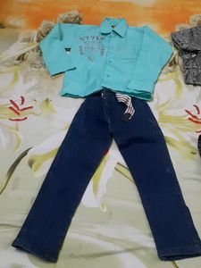 Boys Shirt & Jeans Set